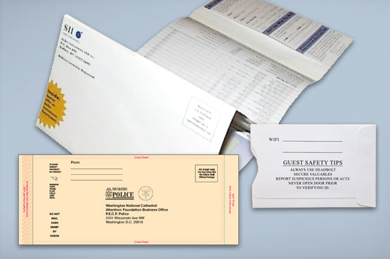 Pocket Forms and Mailers