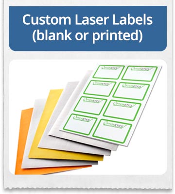 Custom Laser Blank or Printed Labels