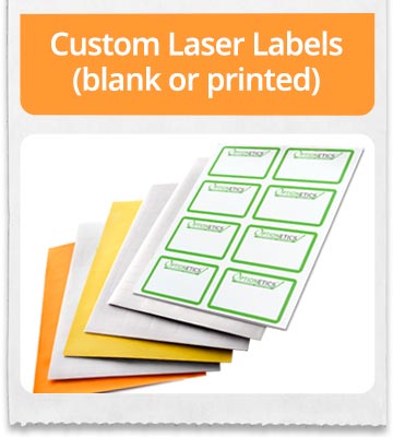 Custom Laser Blank or Printed Labels