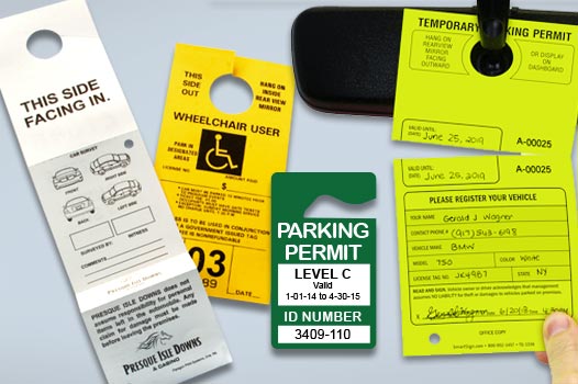 Custom Parking Hang Tags